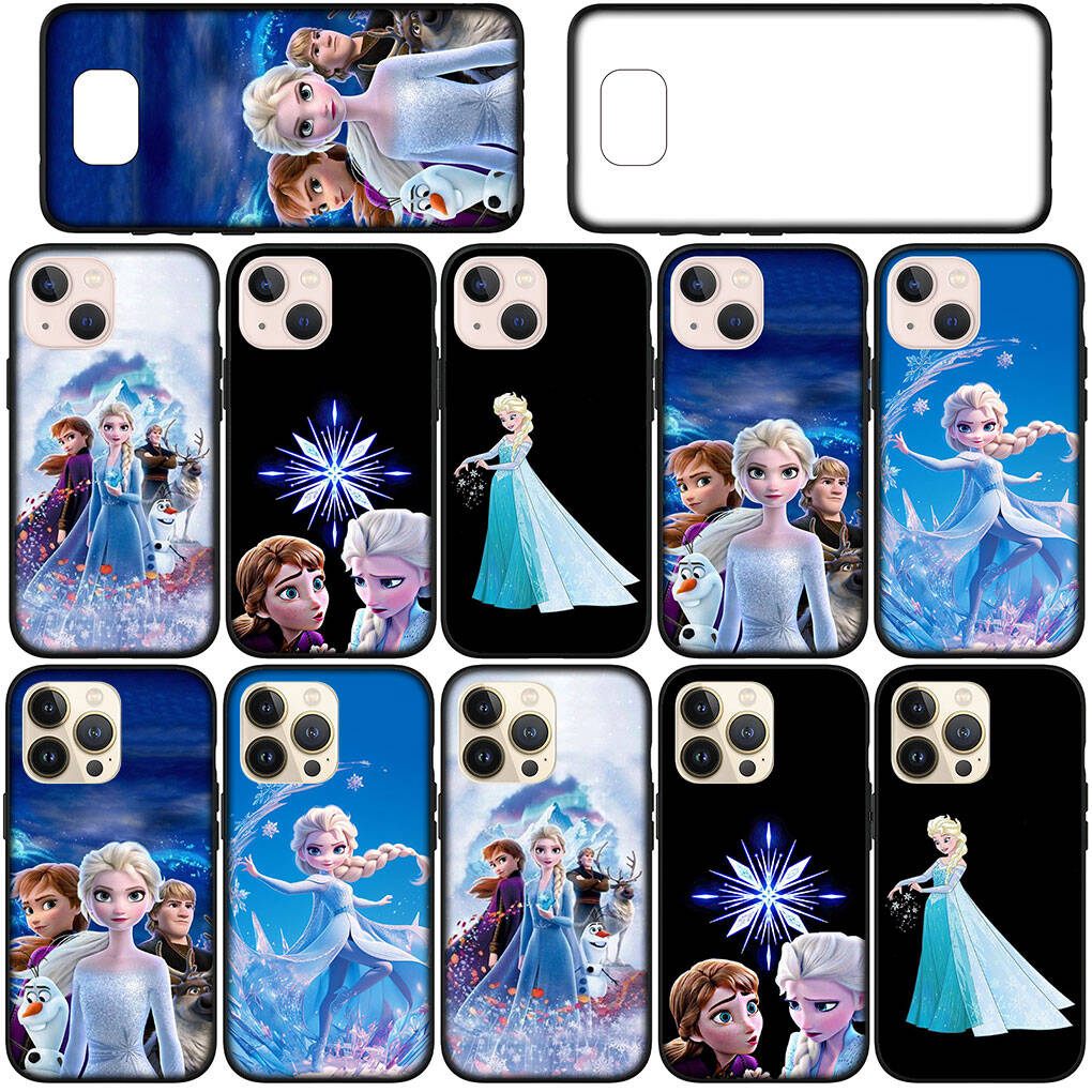 for iPhone 17 16 15 Xiaomi Poco F7 F8 X7 X6 C85 C75 C71 M8 Redmi Note 14 13 12 11 Pro Max 14C 13C 15C A3 A4 Phone Case Wallpaper Elsa Anna Olaf Cover