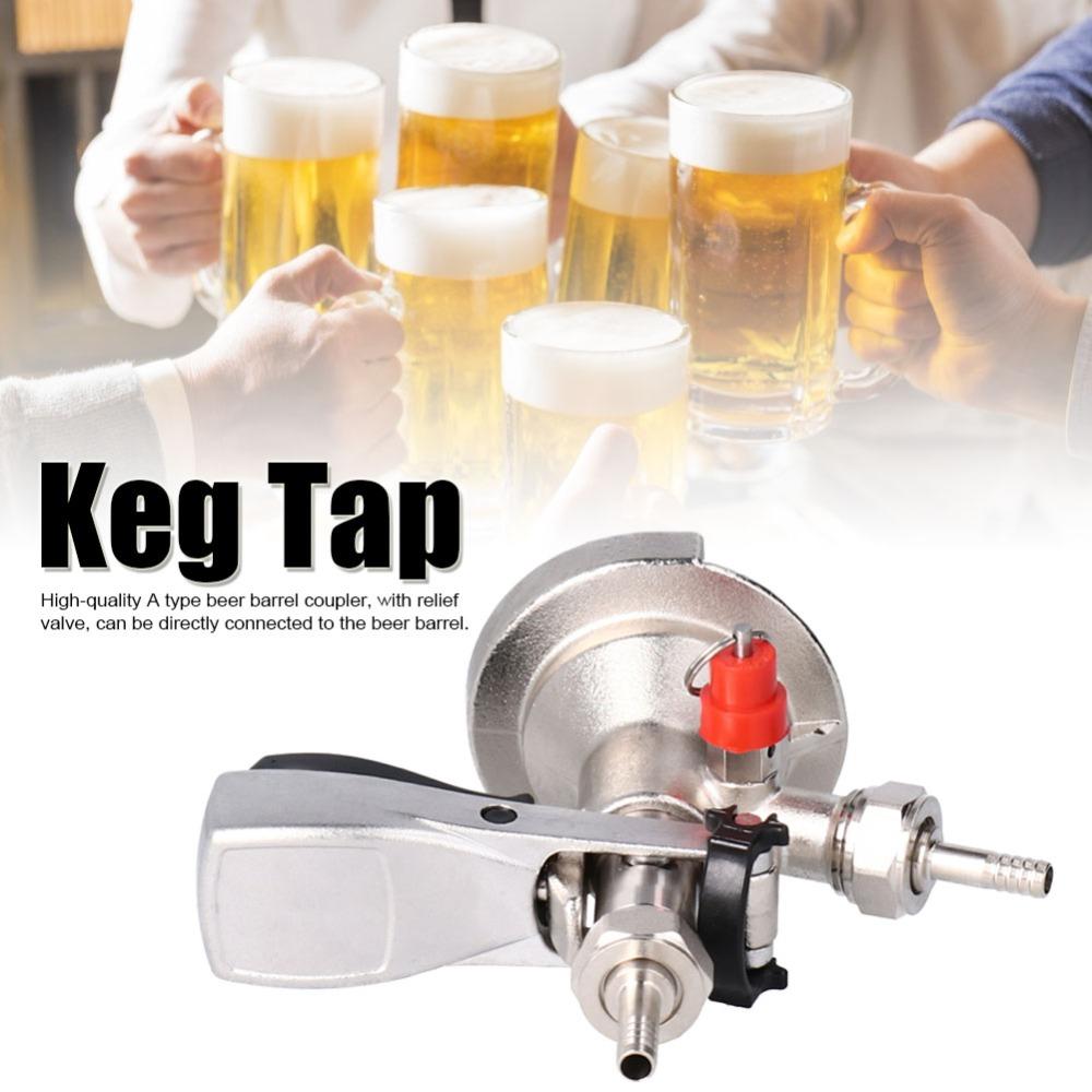 7 piece G5/8 A Type Keg Coupler With Relief Valve Brewing Accessory Commercial Brewing