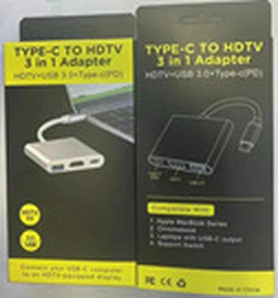 Многофункциональная док-станция 8-в-1 Type-C с Ethernet, USB, кардридером, HDMI