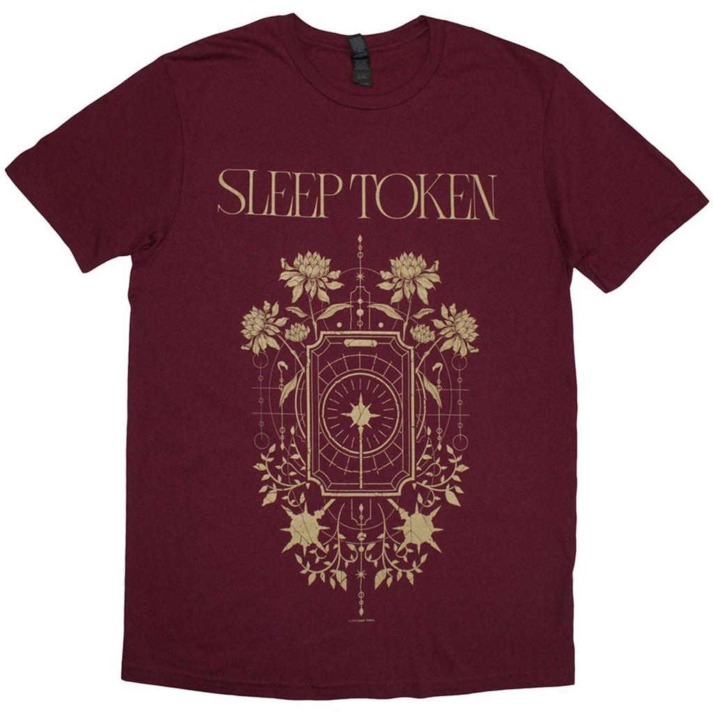 Sleep Token 'Caramel' Maroon Red T shirt - NEW