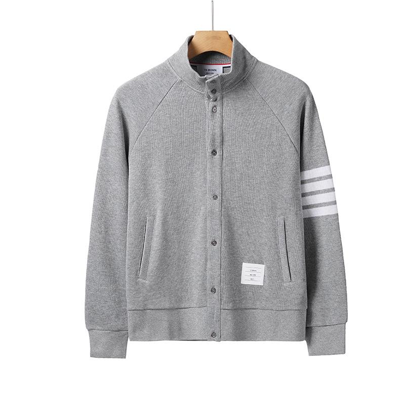 TB BROWIN2025 Осень/Зима Корейская Повседневная Куртка с Рукавами Реглан и Четырьмя Полосками