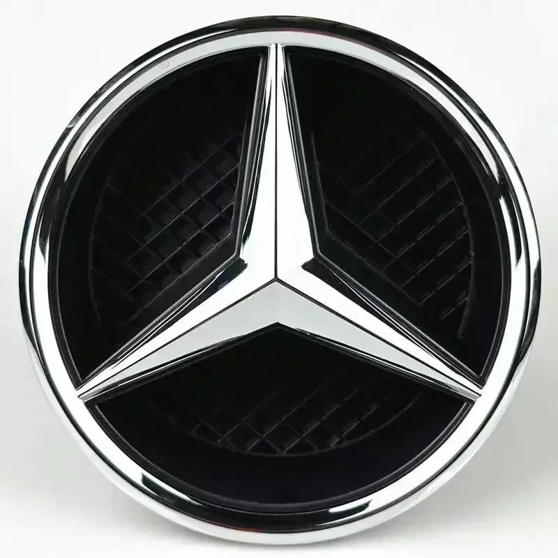 Hot Car Sticker Black Border and Silver Border Decoration for Mercedes Benz W205 C E ML GL GLA CLA 2013-2016 Car Front Grilled S