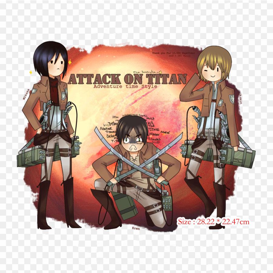 Attack On Titan Eren Yeager Armin Arlert Clipart Patches For Clothes Large Anime Patches Heat Transfer Vinyl Sticker Iron On Transfers For Clothes