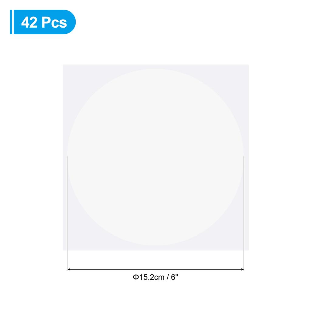 42/60Pcs 15.2cm Round Label Stickers Classroom Decor Floor Stickers Self Adhesive Dots Markers Dry Erase Circles Sealing Sticker