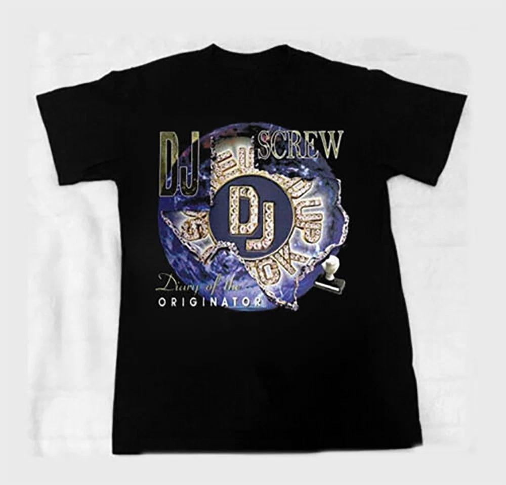 New Dj Screw Diary of the Originator Black Unisex Short Sleeve Shirt KH713