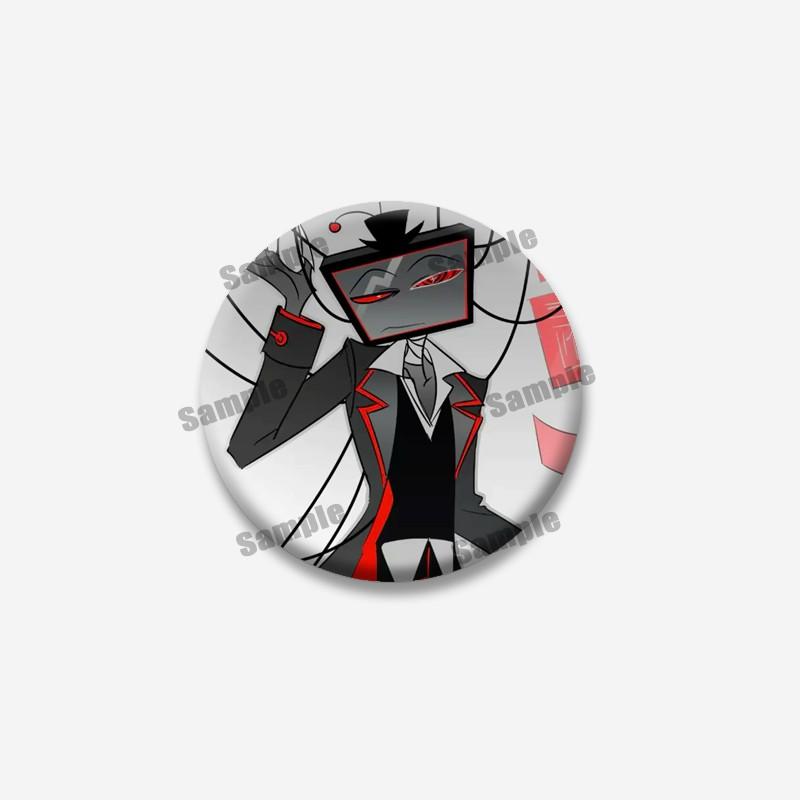 Anime Cartoon Character Vox Soft Button Pins Handmade Role Playing Brooch Backpack Clothing Jewelry Badge Prop Souvenir Gifts
