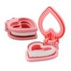 Yousheng Love Heart Sandwich Cutter And Sealer for Kids Picnic Sandwich Maker Easy Clean Bread Mold Kitchen Tool