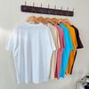 New ArrivalS Open Run Women S Round Neck baSic Solid Color ShorT Sleeve CoTTon T