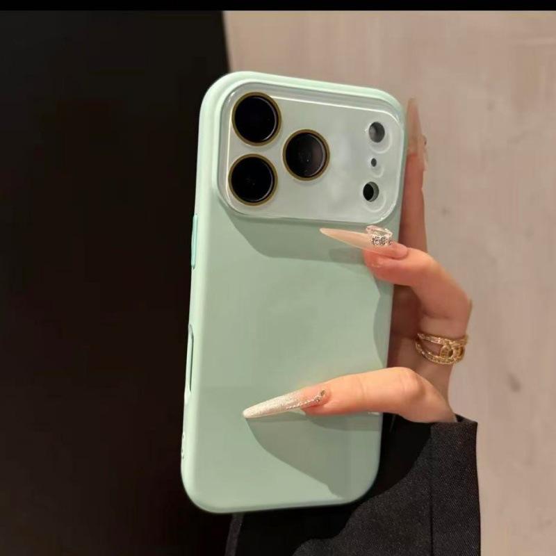 Применимо к iPhone17 чехол из жидкого силикона для мобильного телефона Apple 16promax противоударный полный чехол с защитной пленкой для объектива