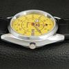 ЯПОНСКИЕ ВИНТАЖНЫЕ ОТРЕМОНТИРОВАННЫЕ МУЖСКИЕ АВТОМАТИЧЕСКИЕ ЧАСЫ SEIKO 5 С ЖЕЛТЫМ ЦИФЕРБЛАТОМ a444628-1