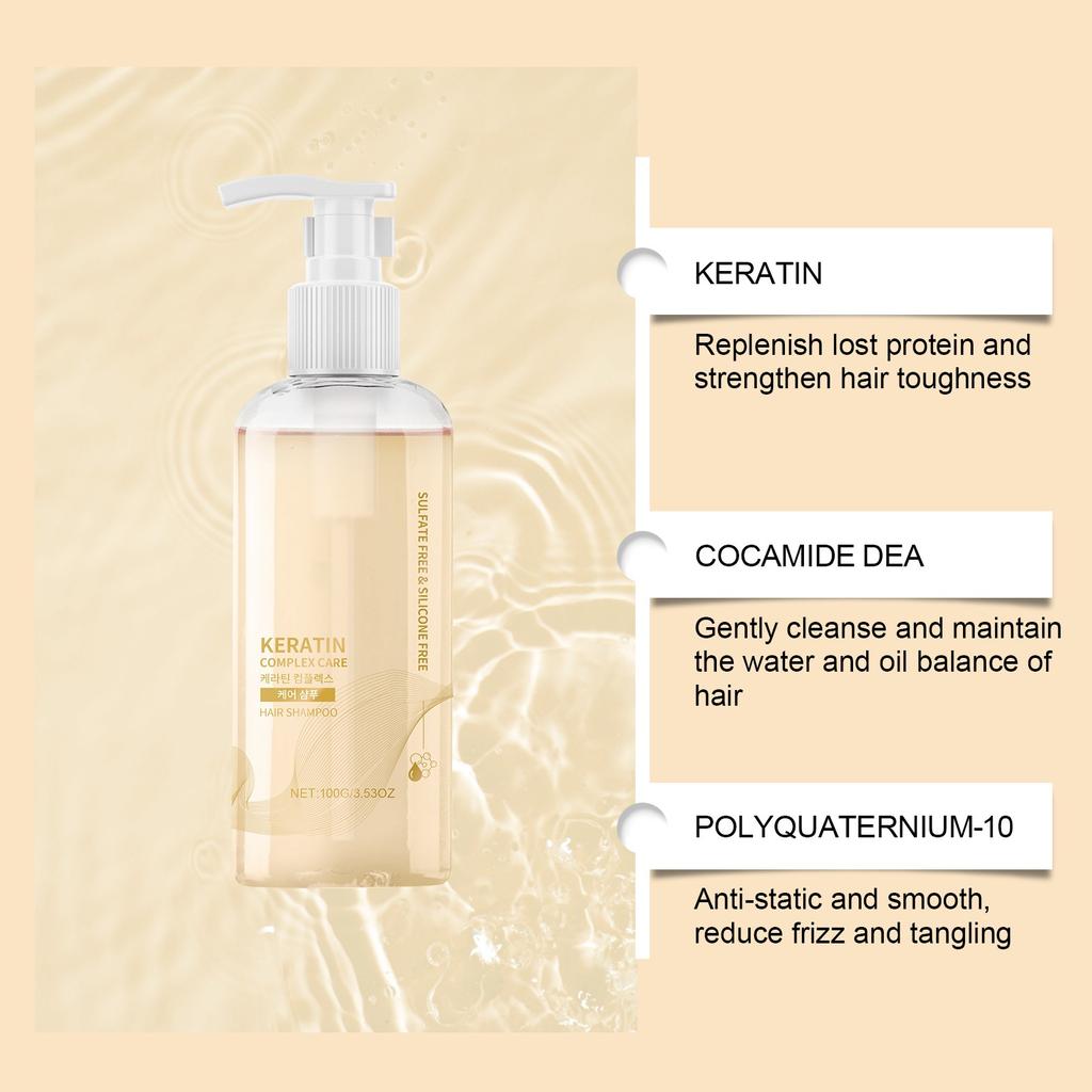 Набор шампуней Набор шампуней Способствует росту волос Питает кожу головы Увлажняющий шампунь для контроля жирности Увлажняющий кондиционер 100 мл