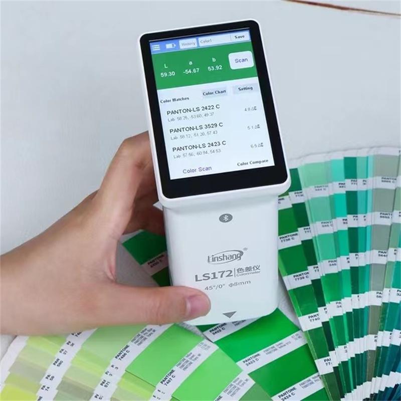 Linshang LS172 Портативный колориметр для измерения и сравнения цвета покрытий, керамики, пластика, краски