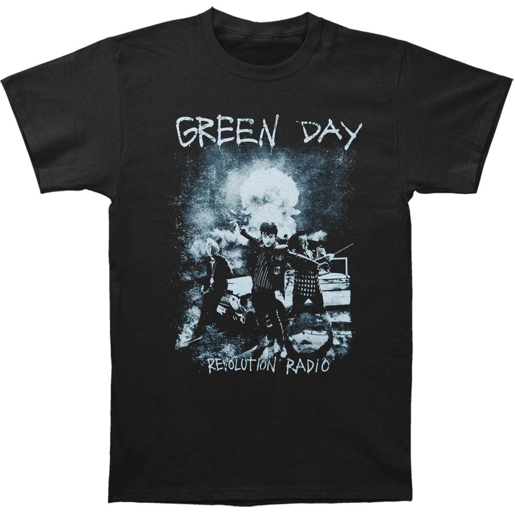 Men's Green Day Nuke Tee T-shirt Large Black