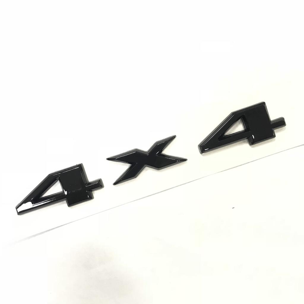 ABBL1 1X 3D ABS 4X4 Car Side Fender Rear Trunk Emblem Badge Sticker Decals suit for Universal car accessories decoration styling