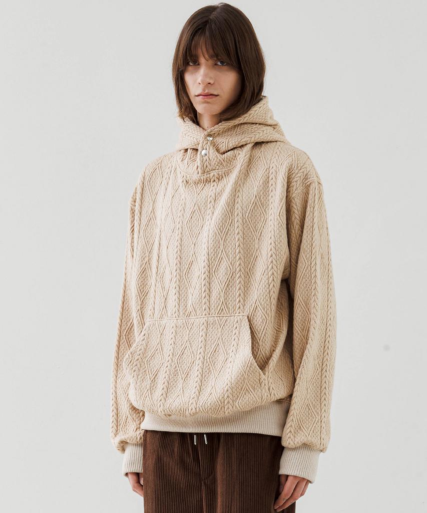 Худи с капюшоном Fisherman Snap_Черный