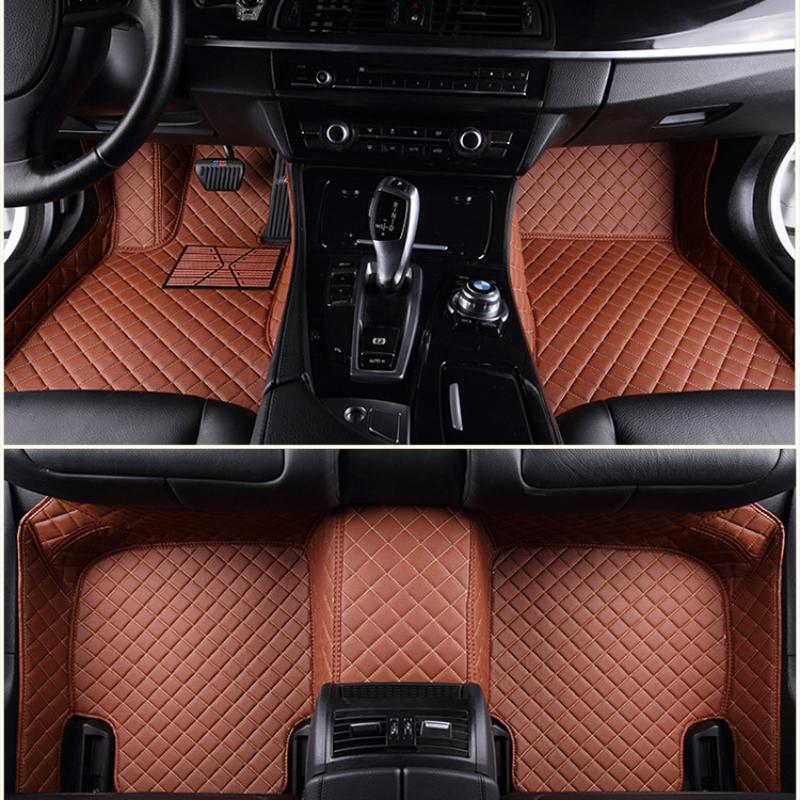 Custom Car Floor Mats for Ford Focus 2006-2011 Years Artificial Leather Carpet Interior Car Accessories