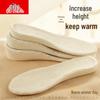 Height-Increasing Winter Fleece Insoles for Men and Women