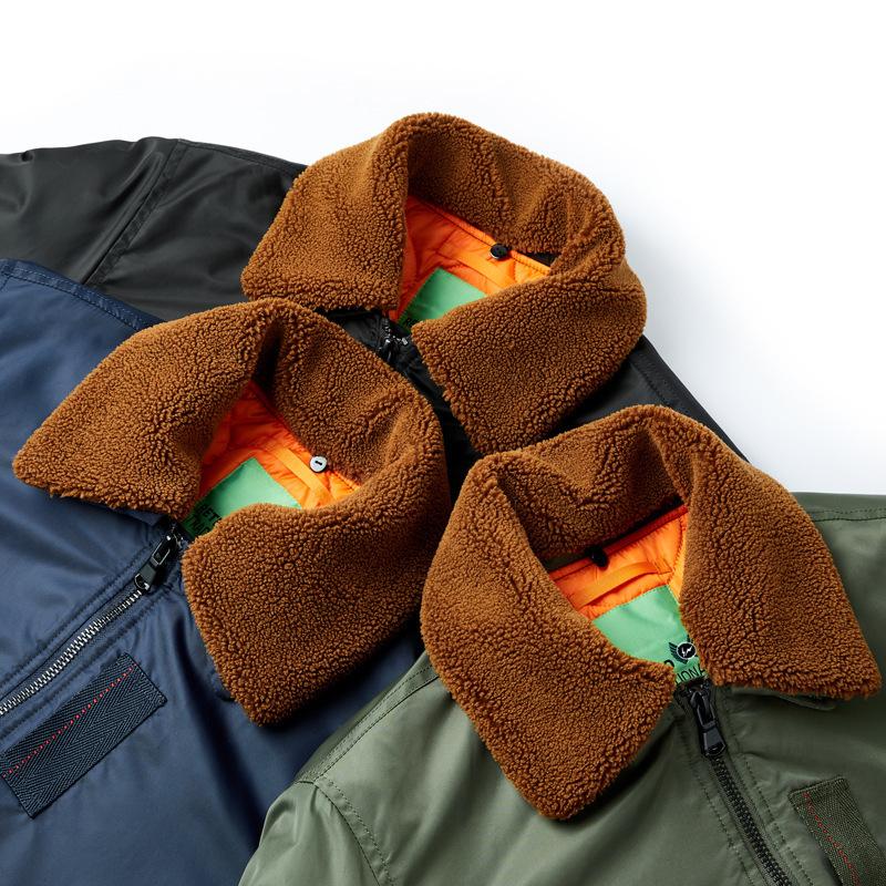 Мужская универсальная повседневная куртка с воротником-стойкой, куртка пилота MA1, мужская бейсбольная куртка со свободными лацканами