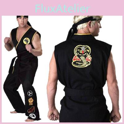 Оригинальные костюмы для косплея Кобра Кай Сага Парень-каратист на Хэллоуин, набор для вечеринки тхэквондо