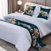 Nordic high end home decoration Craftsmanship Soft and Comfortable Bed End Towel Dustproof long strip bed flag