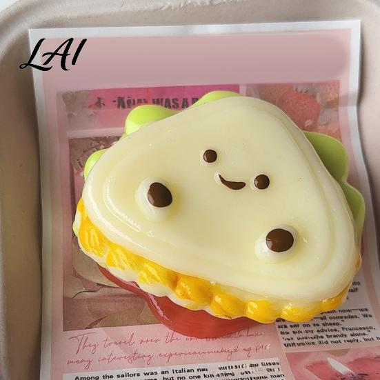Layered Sandwich Stress Relief Toy Toy Slow Rising Cartoon Squeeze Detachable Fidget for Kids Adults Fake Food