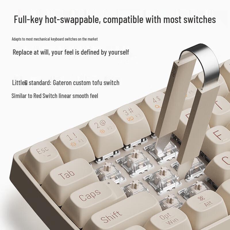 LOFREE Xiaoqiao 100 Tri-Mode Hot-Swappable Mechanical Keyboard