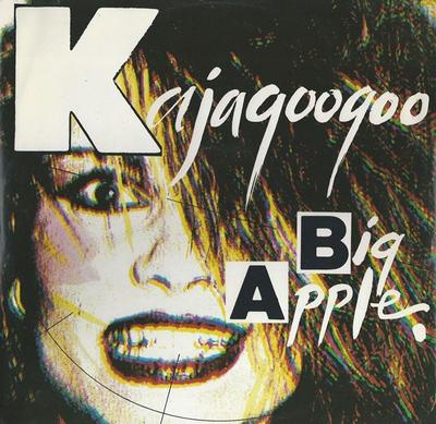 12-дюймовая пластинка KAJAGOOGOO Big Apple Metro Mix Big Apple 12EMI5423 EMI 1983 UK Dance Electronica Б/у