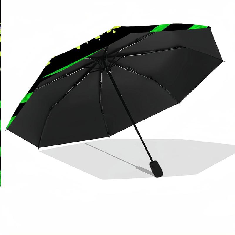 Frankenstein's Monster Windproof Auto 8 Rib Folding Umbrella Portable Outdoor Parasol