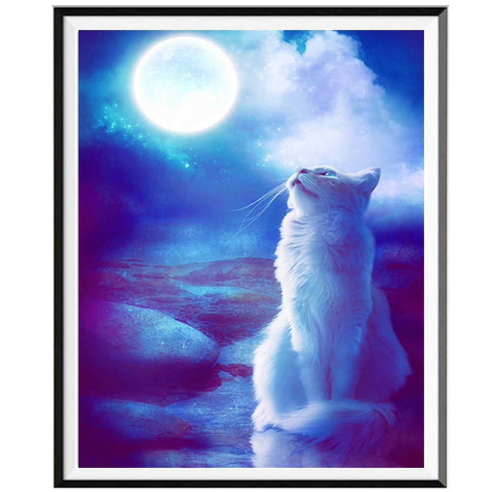 Animal 5D Diamond Painting Full Diamond Wolf Owl Tiger Round Diamond Mosaic Pattern Home Decoration Diy Handmade