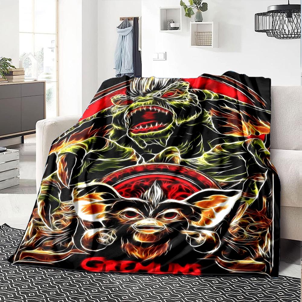 Gremlins Blanket Soft Warm Cozy Great for Bedding Office Chair Couch for All Occasions Stylish Decor Perfect Gift for Relatives and Friends