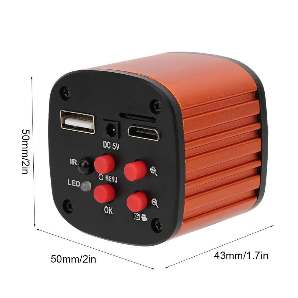 16 МП USB Камера для Микроскопа Комплект Цифровой Увеличитель с Объективом 0.5X 30мм 30.5мм Кольцевой Адаптер Вилка для Великобритании 100 240В