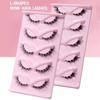 5 Pair Eye Tail Lengthening L Curl False Eyelashes 3D Faux Mink Lashes Cat Eye Fake Lashes Cosplay
