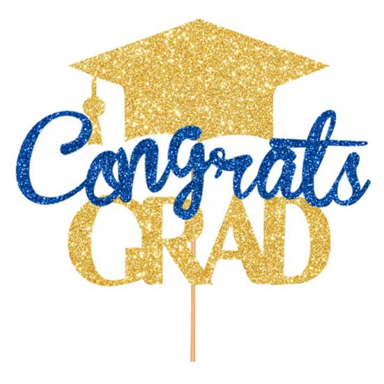 Поздравления 2024 Выпускной торт Топпер Выпускной сезон День рождения Торт Вставка Поздравления Выпускной вечерние Декор поставки