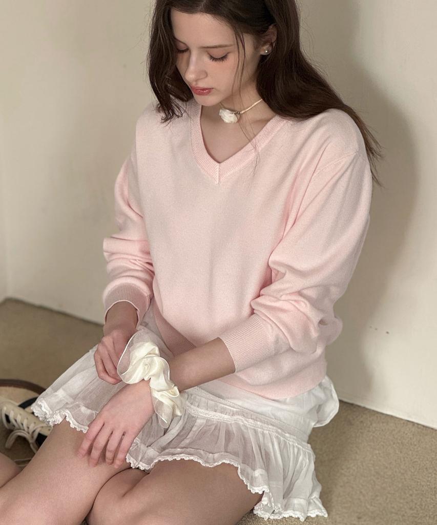 LAUTREDE MIN V Neck Knit Pullover