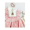 Baby Girl Pearl Birthday Vintage Dress
