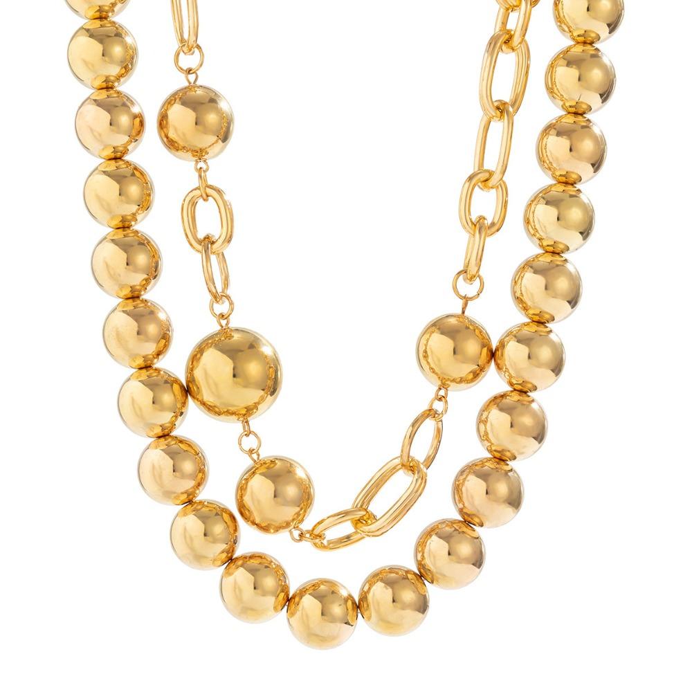 Statement Collar Pearl Choker Necklace Exaggerated Chunky Clavicle Choker Party