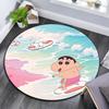 Crayon Shin‑chan3 Round Area Rug,Carpet Rug for Living Room Bedroom Sofa Playroom Decor,Non-slip Floor Mat