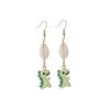 Мультяшный Милый и Милый Цветной Рисовый Шарик Гриб Подвеска Геометрический Круг Серьги Женские Украшения Подарок Аксессуары для Одежды
