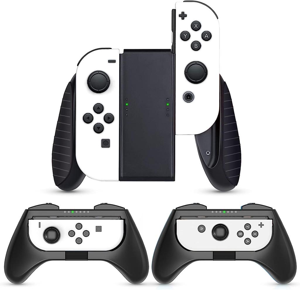Ручка совместима с Nintendo Switch/Switch OLED Joy-Con, 3 шт. в упаковке, износостойкий чехол для игрового контроллера Switch