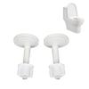 2 Pcs Universal Toilet Lid Screw Toilet Seat Fixing Screwbolts Expansion Screw Kit Toilet Connector Nuts Accessories