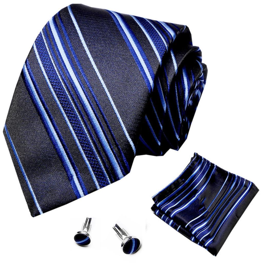 Men's Business Professionals Striped Tie Wedding Suit Accessories Polyester Tie Men