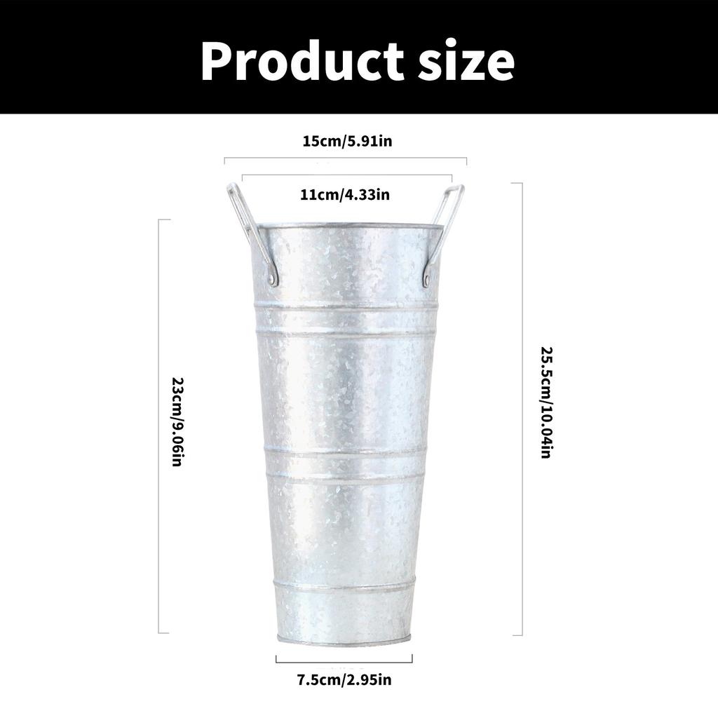 Металлический зонт в старинном стиле, ведро для хранения, многоцелевые напольные вазы для украшения дома, корзина для журналов и газет