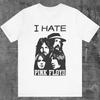 Я ненавижу Pink Floyd Футболка Унисекс с коротким рукавом Подарок для фаната S-5XL Унисекс Футболка