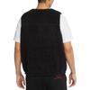 Men's Vest Nike Brand Logo Print Patch Pocket Detail Reversible Fleece Lined Vest Men's Purple