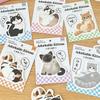 30sheet Cute Cartoon Kitten Memo Pad Lovely Anime Cat Scrapbooking Memo Pad Portable Stationery Notepad Kawaii Sticky Note