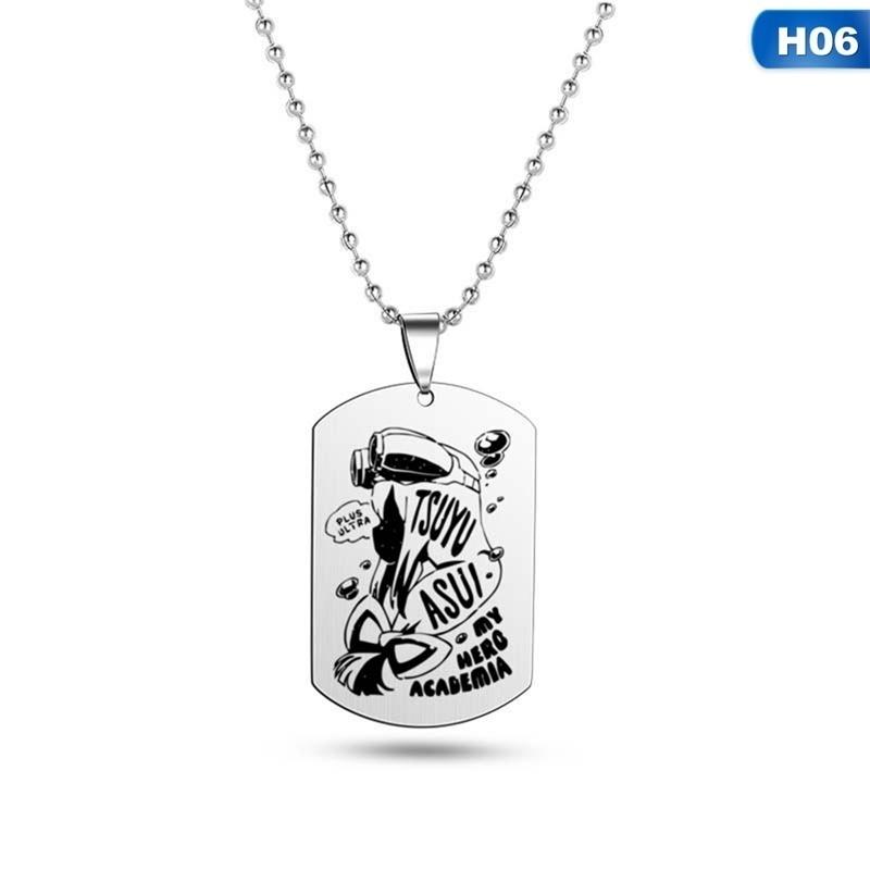 Кулон-жетон аниме из нержавеющей стали. В ассортименте