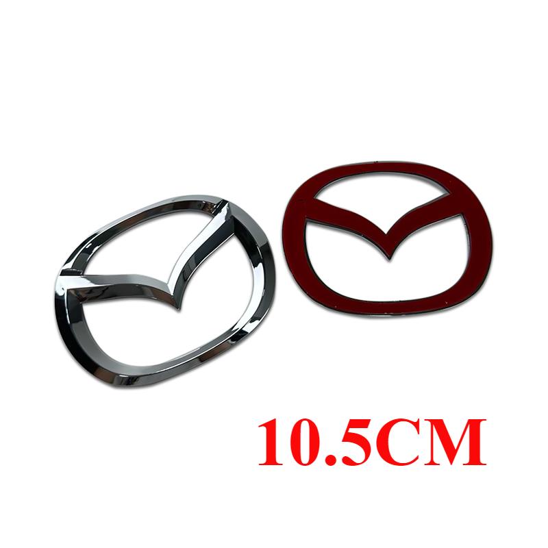 Пластичный Передний Багажник Автомобиля Значок для Mazda 3 Логотип Рулевого Колеса Значок 3D Кузова Заменяемая Наклейка Задний Хвост Декорация для Модификации