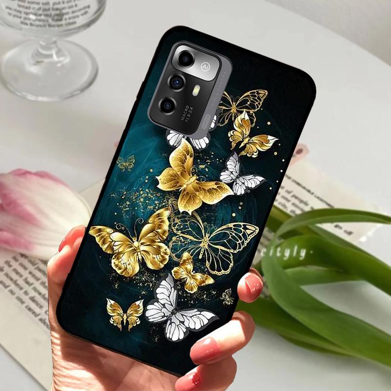 Чехол для ZTE Blade A72 / A 72 5G / A52 Черный Силиконовый Мягкий ТПУ Фунда Чехол для ZTE Blade A72 5G BladeA72 Бампер Защита Fundas