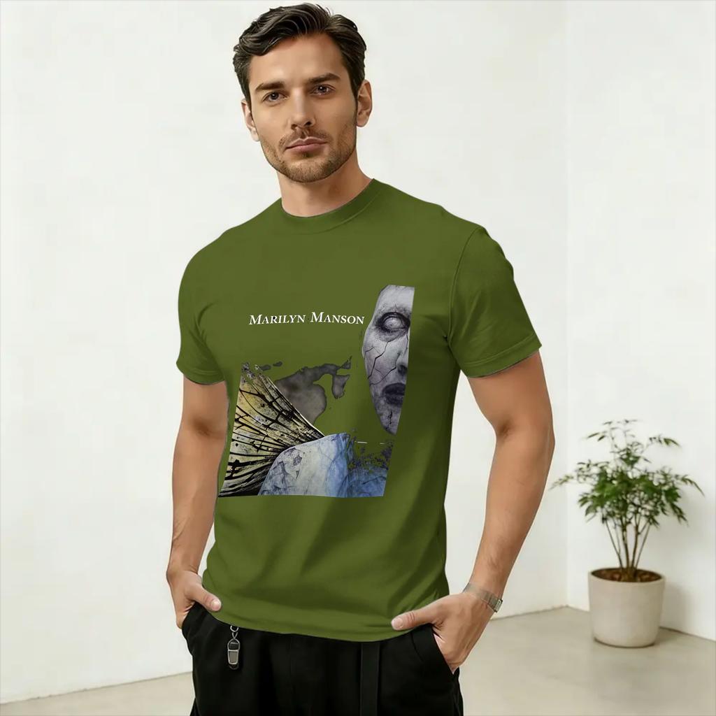 Streetwear TShirt Beach Marilyn Unisexson Band Holy Wood T Shirts Cotton Tee Shirt for Unisex Cheap Print Short Sleeve Top Tees
