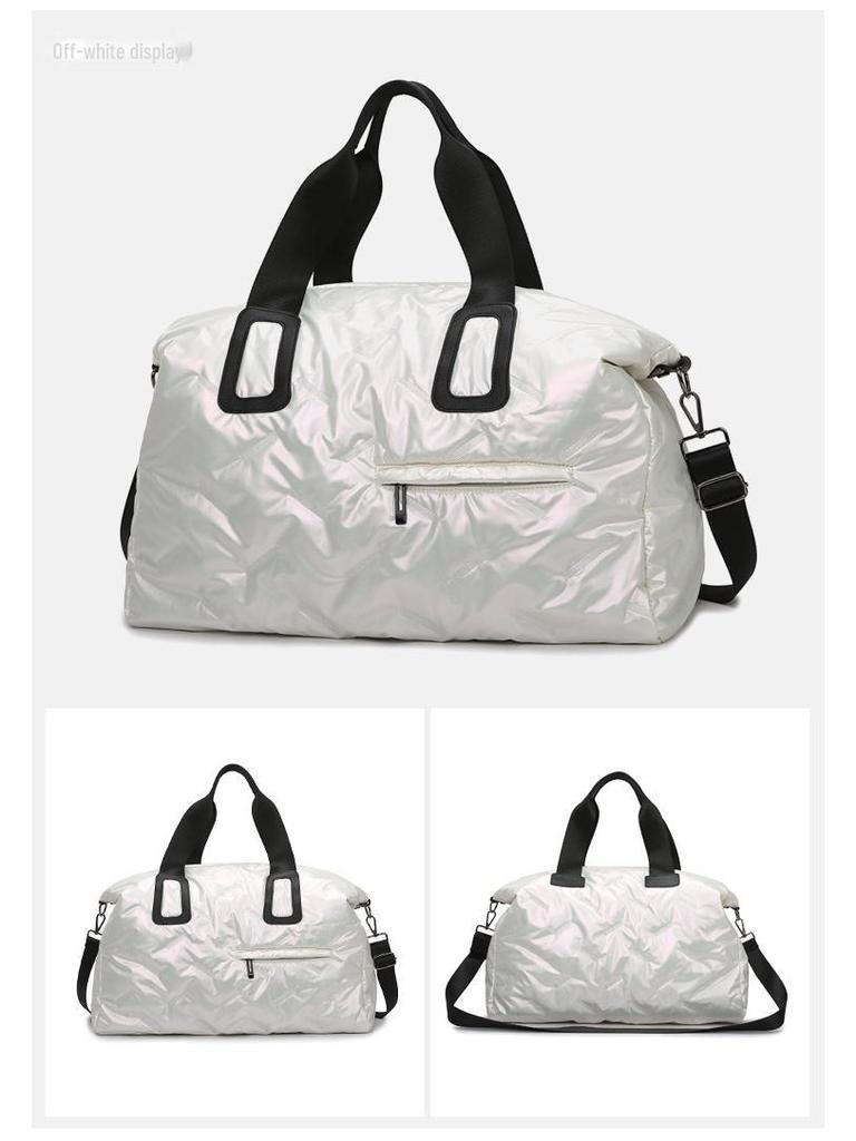 Женская легкая дорожная сумка большой вместимости – на одно плечо, для спортзала и ручной клади из хлопка